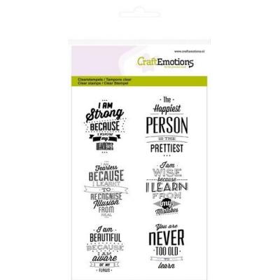 CraftEmotions Clear Stamps - Lyrics
